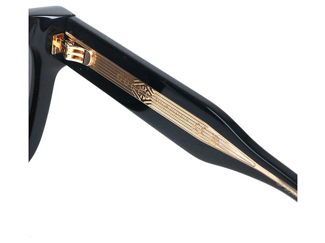 GUCCI - Occhiali da sole Gucci in plastica nera Nero - vista 6