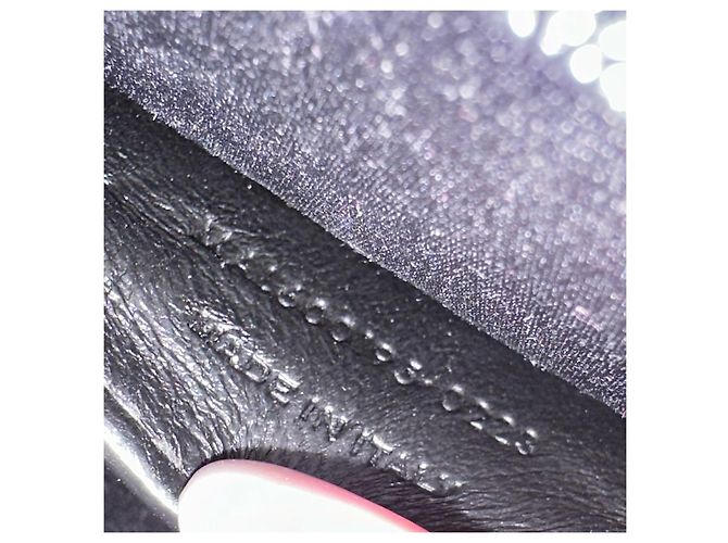 Borsa Envelope Saint Laurent Nera in Pelle Caviar Nero - vista 7