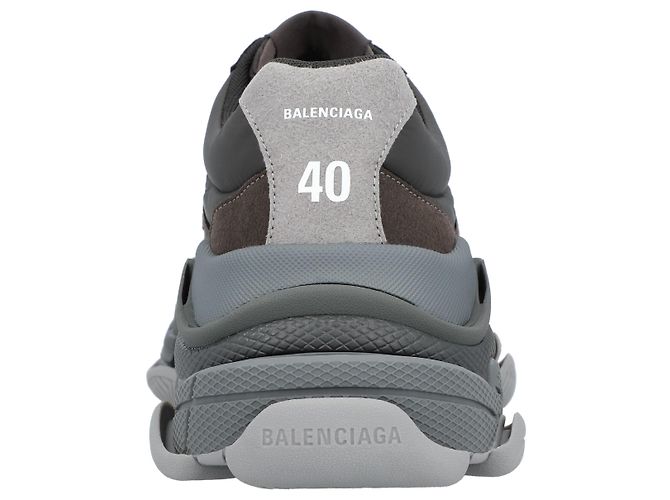 Balenciaga Triple S Grigio Scuro Mix - vista 3