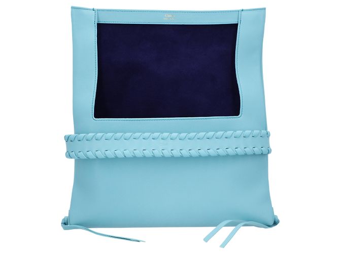 Bolso de mano Chloé Mony azul - vista 5