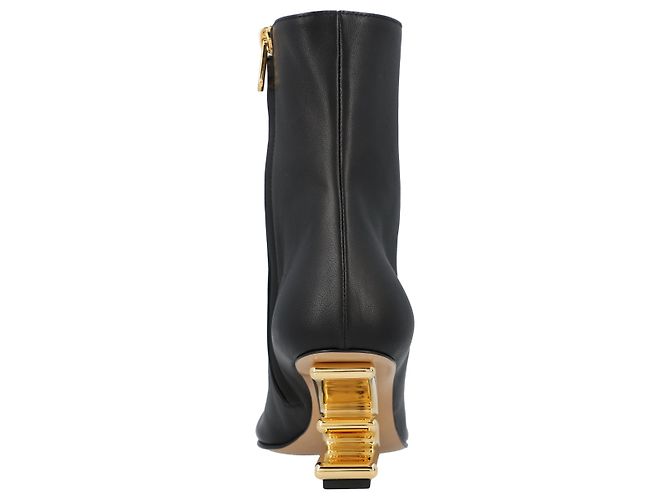 Fendi Erste Stiefeletten mit Absatz Schwarz - Ansicht 3