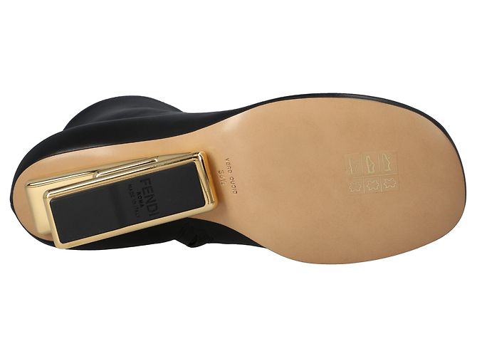Fendi Erste Stiefeletten mit Absatz Schwarz - Ansicht 4