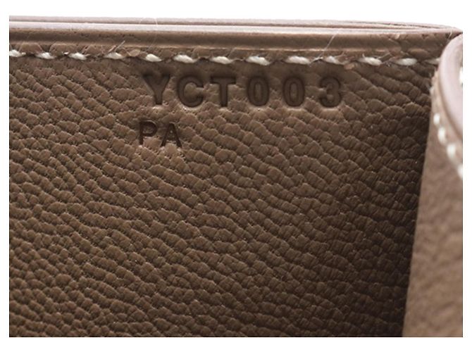 Hermès Kelly Depeches 36 in Epsom marrone Taupe - vista 5