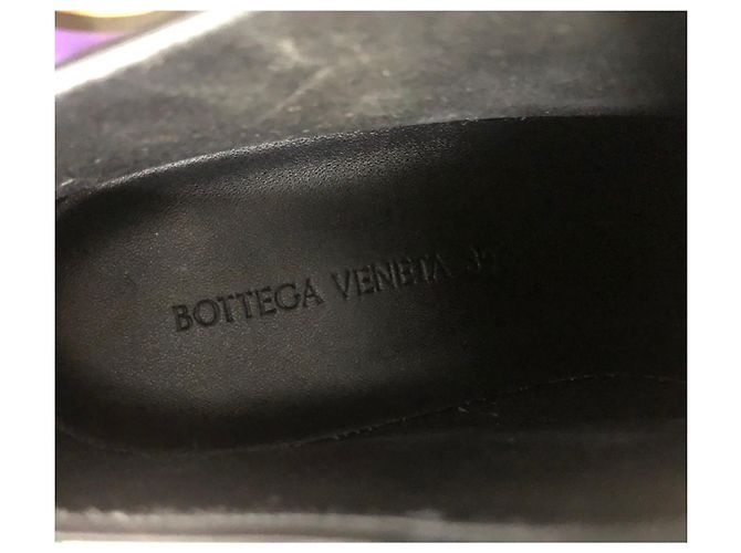 Stivaletti Marni in scamosciato nero e blu navy - vista 6