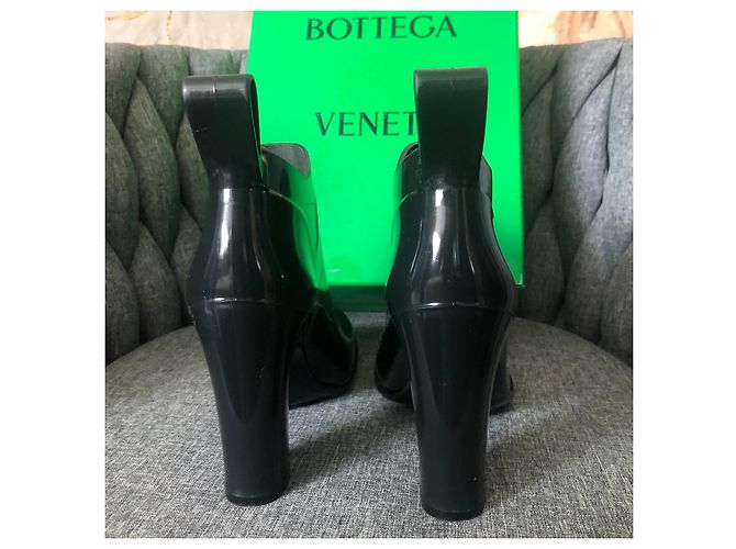 Stivaletti Bottega Veneta Neri in Gomma Nero - vista 4