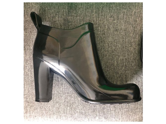 Stivaletti Bottega Veneta Neri in Gomma Nero - vista 6