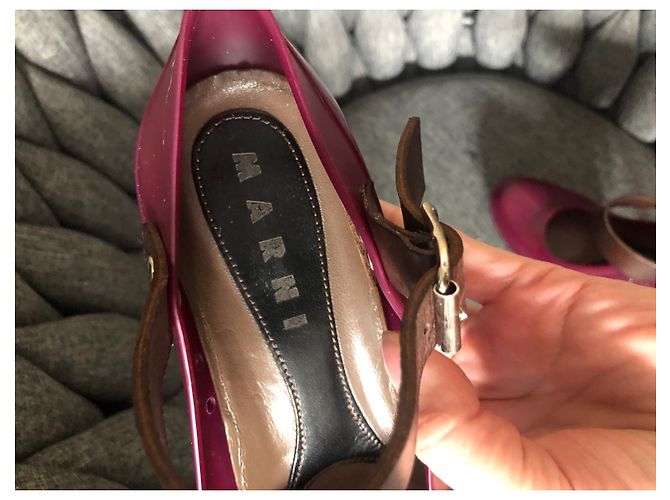 Marni Heels with Leather Strap - view 5