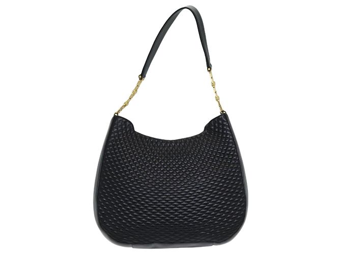 BALLY Borsa a Spalla in Pelle Nera Auth ep5054 Nero - vista 2