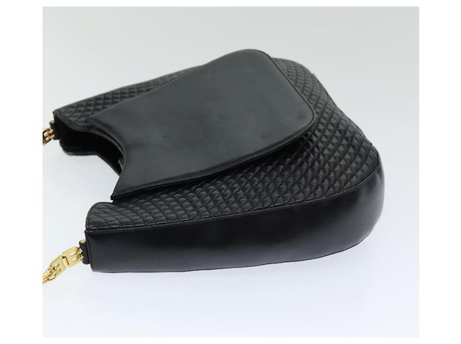 BALLY Borsa a Spalla in Pelle Nera Auth ep5054 Nero - vista 4