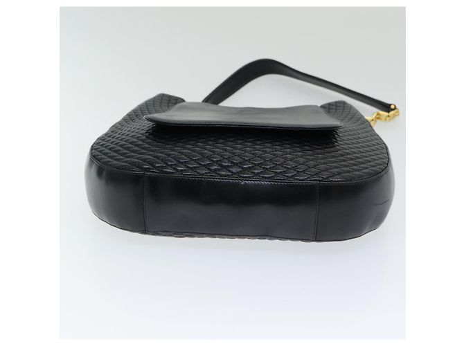BALLY Borsa a Spalla in Pelle Nera Auth ep5054 Nero - vista 5