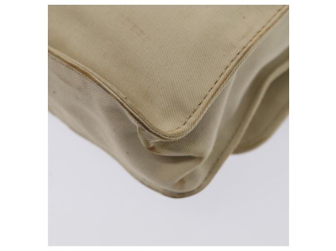 Bolsa de ombro em canvas FENDI bege Auth fm3657 - vista 17