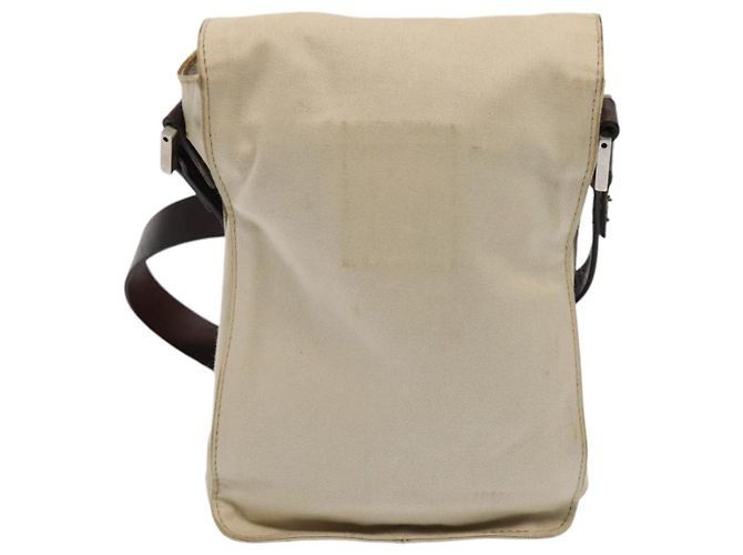Bolsa de ombro em canvas FENDI bege Auth fm3657 - vista 2