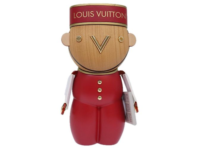 LOUIS VUITTON Vivienne Gaston Porter Bellboy Objet Bois Rouge GI0483 Auth 84715S - vue 13