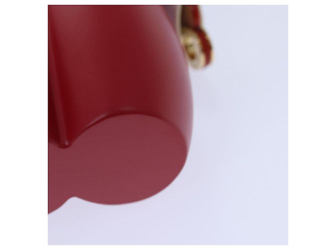 LOUIS VUITTON Vivienne Gaston Porter Bellboy Objet Bois Rouge GI0483 Auth 84715S - vue 16