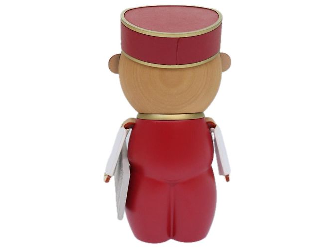 LOUIS VUITTON Vivienne Gaston Porter Bellboy Objet Bois Rouge GI0483 Auth 84715S - vue 2