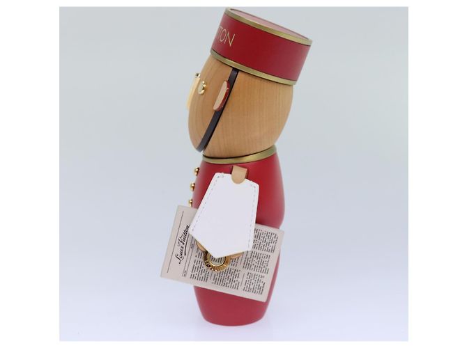 LOUIS VUITTON Vivienne Gaston Porter Bellboy Objet Bois Rouge GI0483 Auth 84715S - vue 4