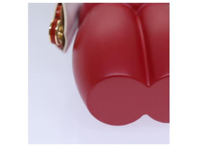LOUIS VUITTON Vivienne Gaston Porter Bellboy Objet Bois Rouge GI0483 Auth 84715S - vue 7