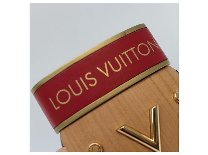 LOUIS VUITTON Vivienne Gaston Porter Bellboy Objet Bois Rouge GI0483 Auth 84715S - vue 8