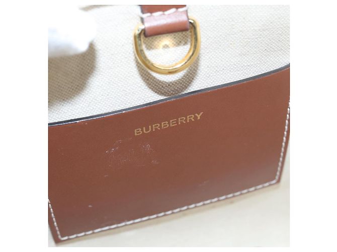 BURBERRY Handtasche aus Canvas und Leder Beige Auth yb635 - Ansicht 11