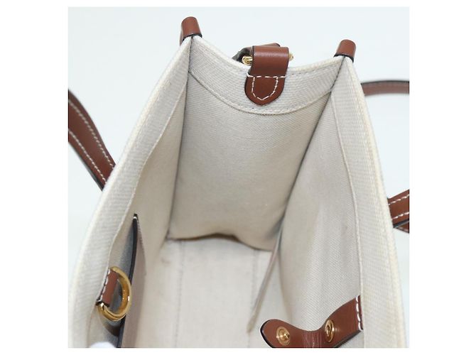 BURBERRY Handtasche aus Canvas und Leder Beige Auth yb635 - Ansicht 20