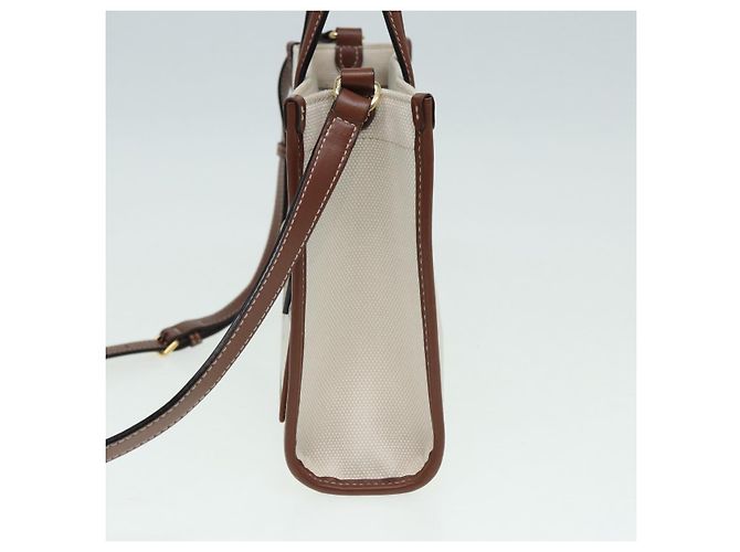 BURBERRY Handtasche aus Canvas und Leder Beige Auth yb635 - Ansicht 3