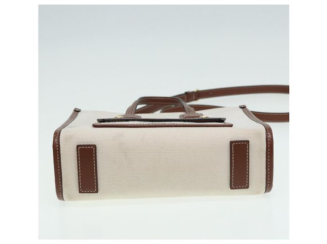 BURBERRY Handtasche aus Canvas und Leder Beige Auth yb635 - Ansicht 5