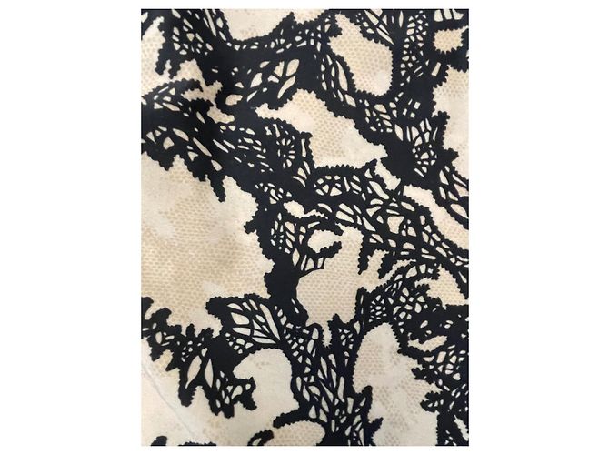 Leggings Alexander McQueen Negro Beige - vista 4