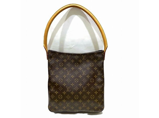 Borsa Tote Louis Vuitton Monogram Looping GM Marrone - vista 2