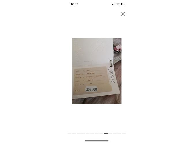 Autre Marque Abrigo de cuero AB FEMKE Rosa Lila Strass - vista 8