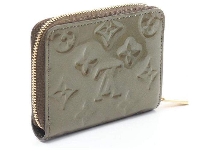 Monedero de charol caqui Louis Vuitton - vista 3