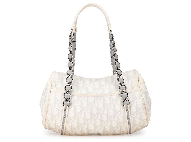 Borsa Dior White Oblique Romantique - vista 3