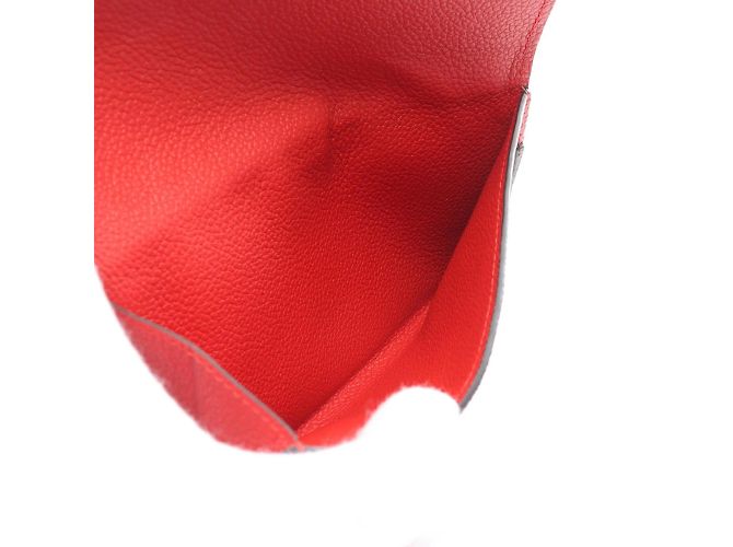 Louis Vuitton Pallas Compact Geldbörse Braun Rot Monogramm - Ansicht 6
