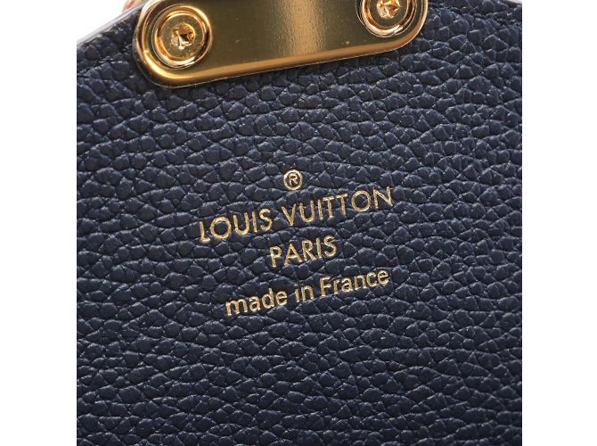 Louis Vuitton Pallas Long Geldbörse Braun Marineblau - Ansicht 5