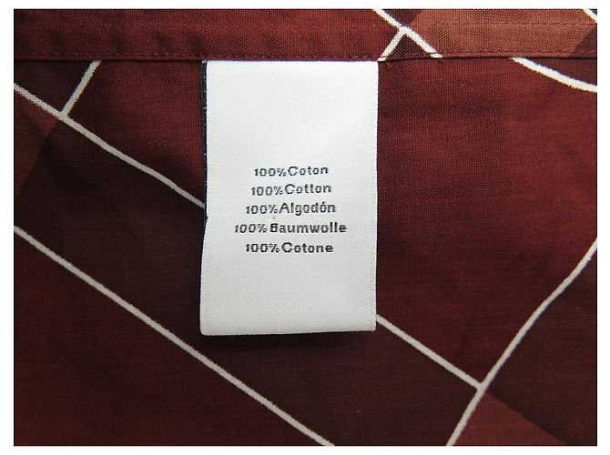 Hermès NUOVA CAMICIA HERMES CATENA ANCORAGGIO 15.5 39 M IN COTONE BORDEAUX Bordò - vista 6