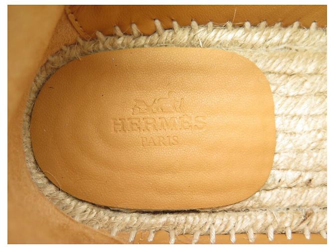Hermès HERMES TRIP 42 MOCASSINI ESPADRILLES DENIM BLU - vista 9