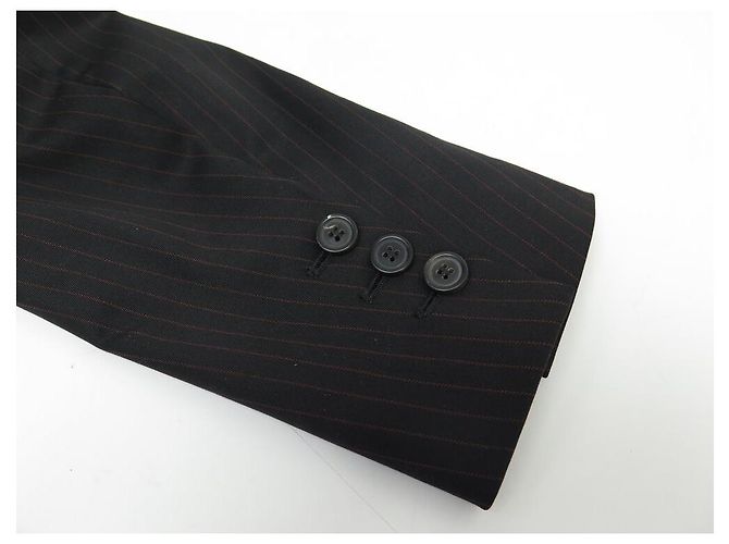 BALMAIN BLAZER PATCH WOOL BLACK M 38 BLACK WOOL JACKET COAT - view 9