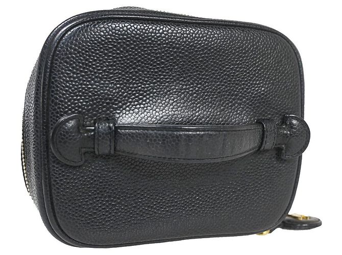 Borsa Clutch Vanity di Chanel Nero - vista 4