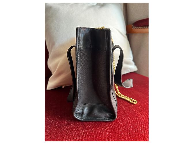 Borsa tote Gucci in pelle nera Nero - vista 3