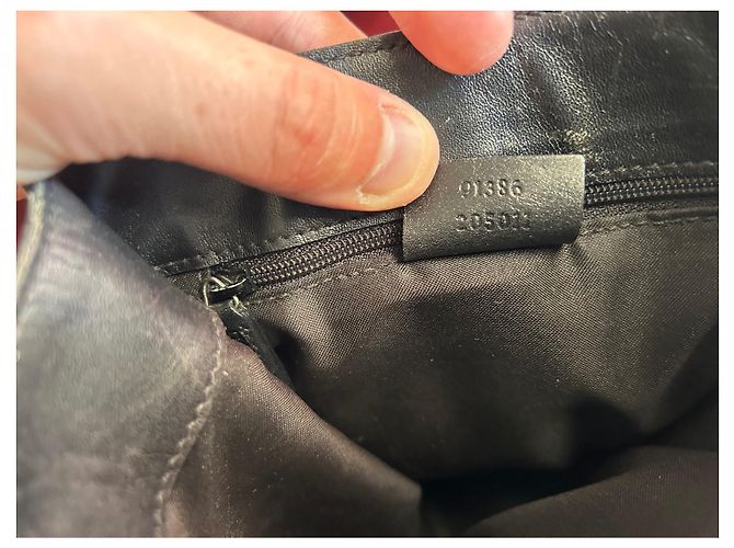 Borsa tote Gucci in pelle nera Nero - vista 5