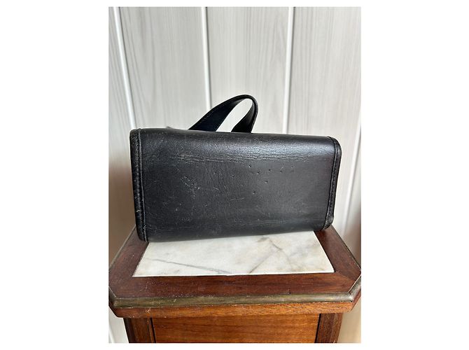 Borsa tote Gucci in pelle nera Nero - vista 7