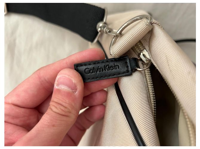 Borsa a spalla Calvin Klein beige - vista 9