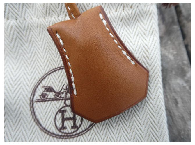 authentische neue Barénia-Leder-Glocke Hermès Kamel - Ansicht 3