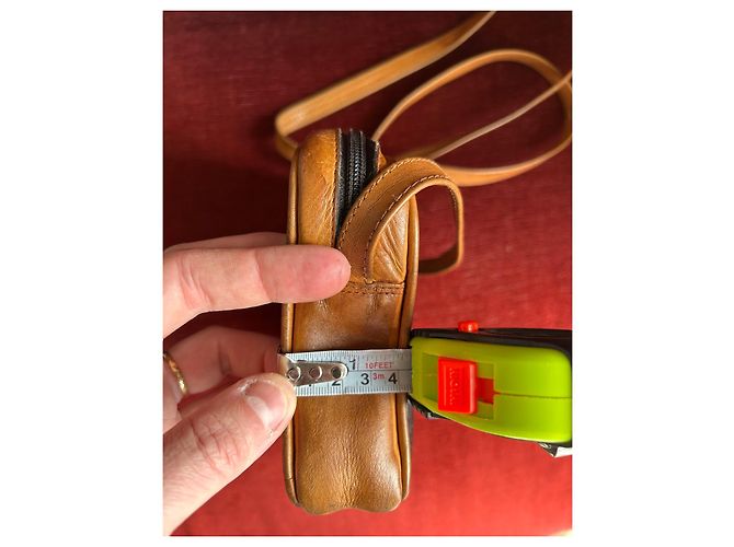 Borsa a tracolla Cartier in pelle nera e marrone Nero - vista 8