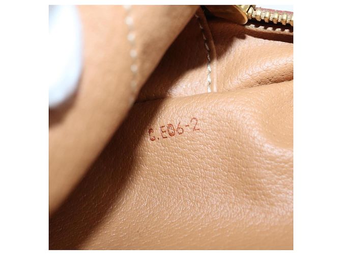 Céline Borsa a spalla in tela Macadam CELINE in pelle PVC marrone Auth ar12296 - vista 12