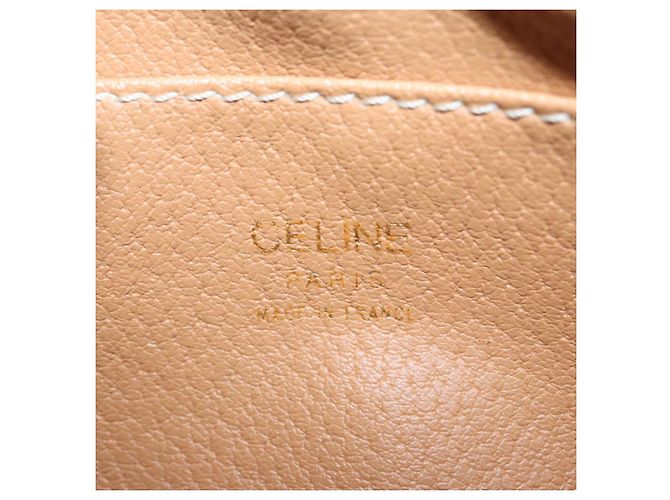 Céline Borsa a spalla in tela Macadam CELINE in pelle PVC marrone Auth ar12296 - vista 18