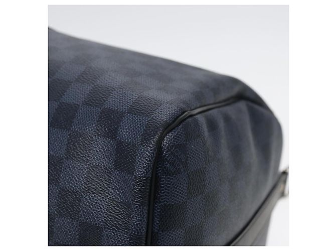 LOUIS VUITTON Sac Boston Keepall Bandoulière 45 Damier Cobalt N50002 Auth 84480S - vue 14
