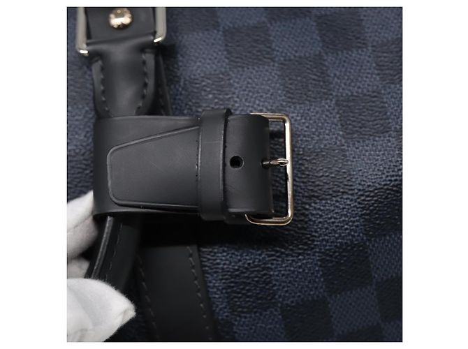 LOUIS VUITTON Sac Boston Keepall Bandoulière 45 Damier Cobalt N50002 Auth 84480S - vue 18