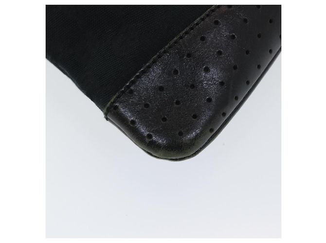 Bolso de Hombro GG Canvas Gucci Negro 145857 Auth ep5062 - vista 15