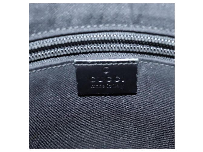 Bolso de Hombro GG Canvas Gucci Negro 145857 Auth ep5062 - vista 18