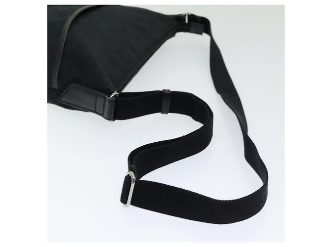 Bolso de Hombro GG Canvas Gucci Negro 145857 Auth ep5062 - vista 8